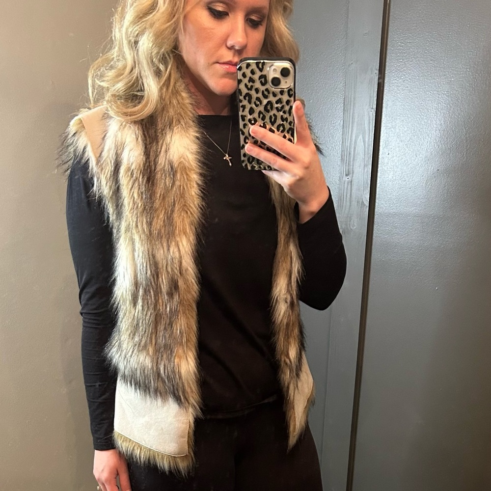 Zara Fur Vest